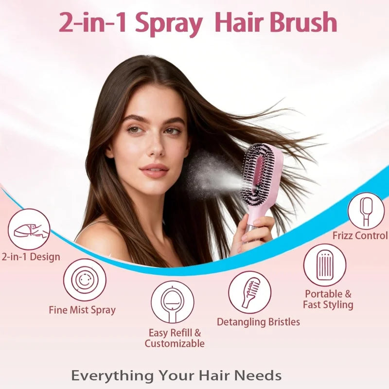 Hydrating Spray Hair Brush