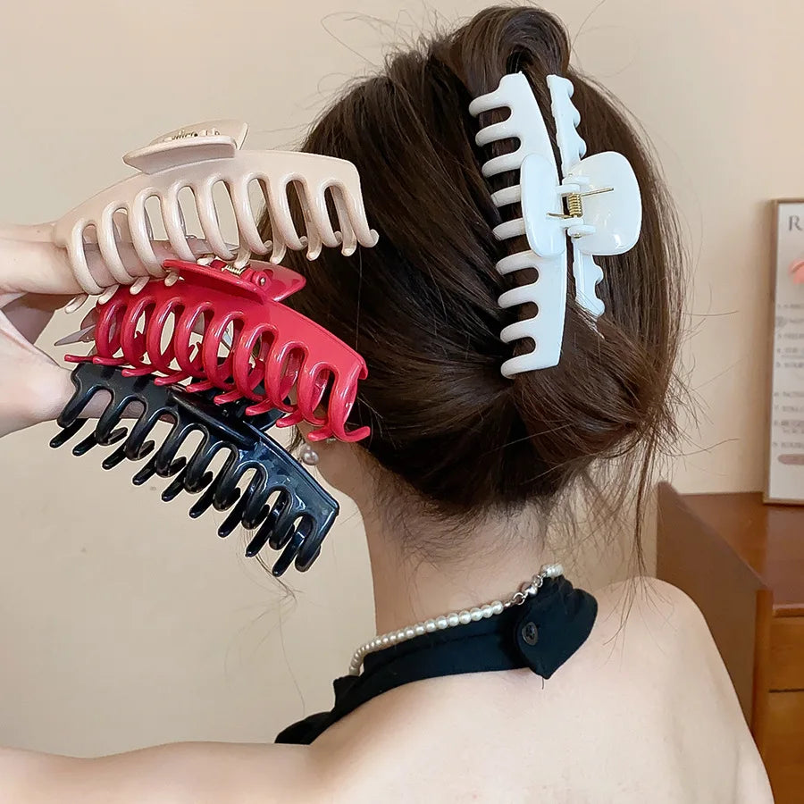 Silicone Flexible Hair Claw Clips