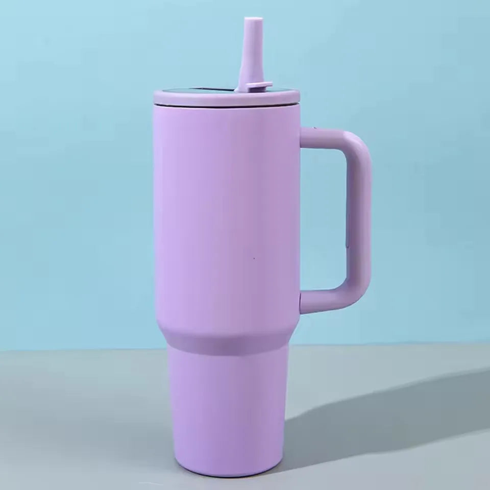 Aesthetic Pastel Tumbler — 40oz