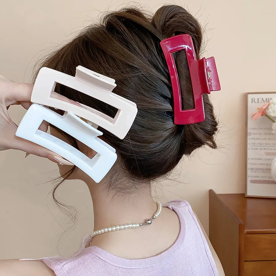 Silicone Flexible Hair Claw Clips
