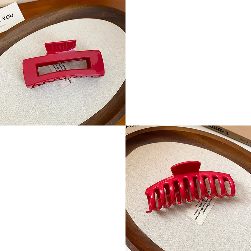 Silicone Flexible Hair Claw Clips