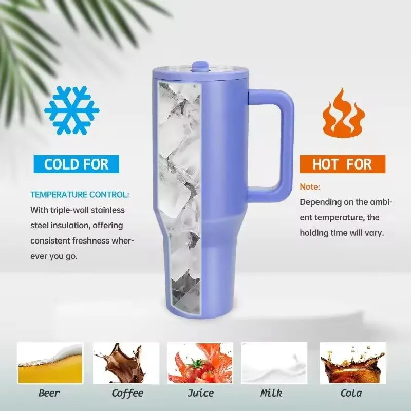 Aesthetic Pastel Tumbler — 40oz