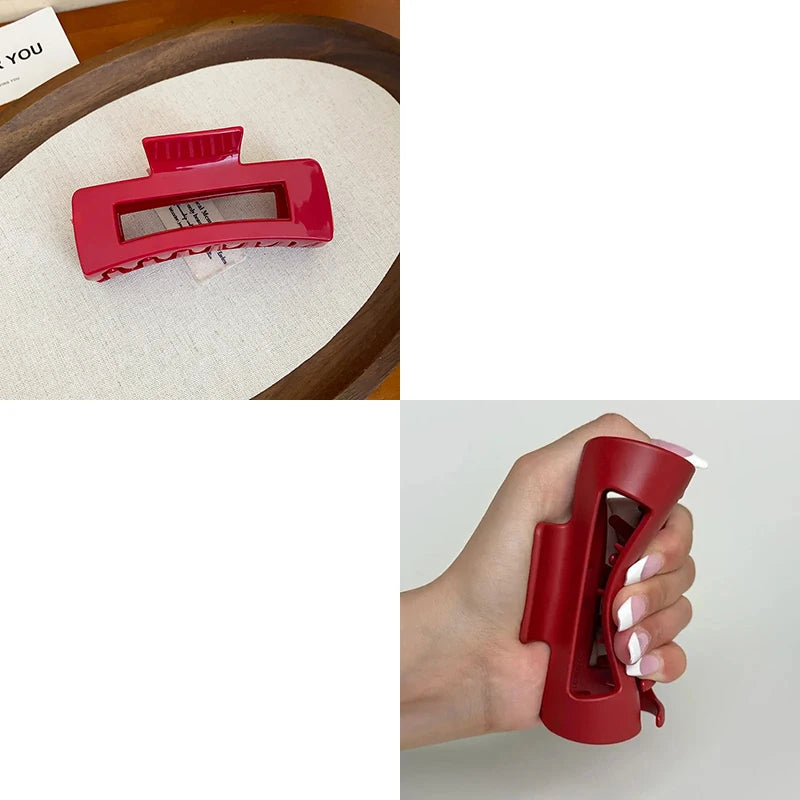 Silicone Flexible Hair Claw Clips
