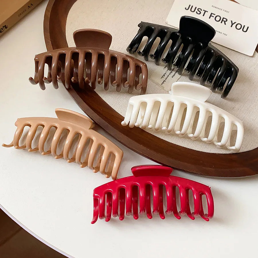 Silicone Flexible Hair Claw Clips