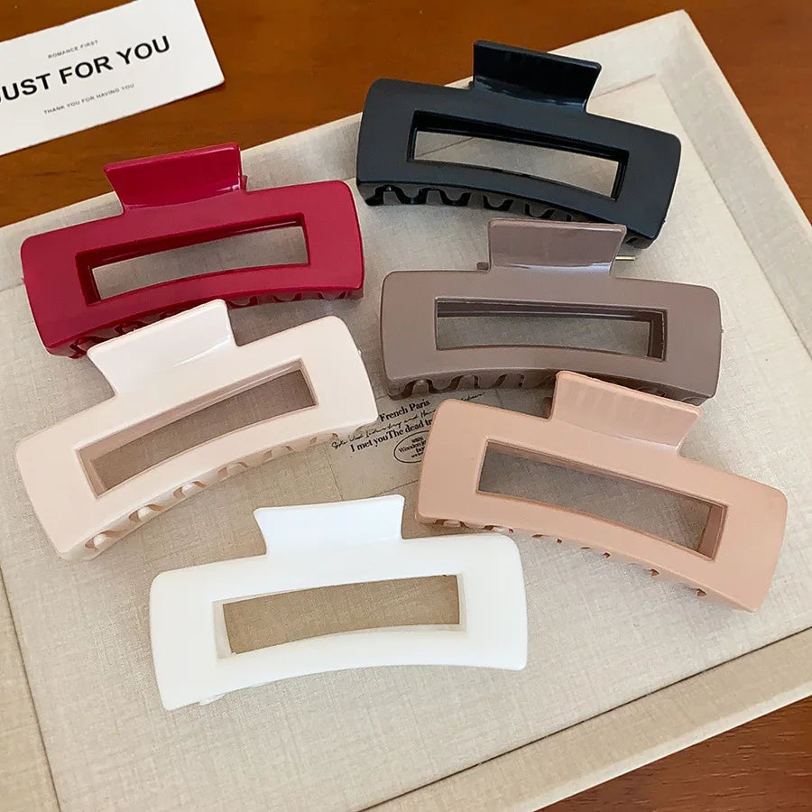 Silicone Flexible Hair Claw Clips