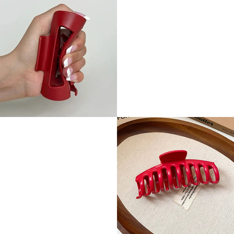 Silicone Flexible Hair Claw Clips